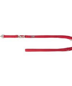 Hondenriem Premium Verstelbaar Tweelaags Rood 200X2,5 Cm