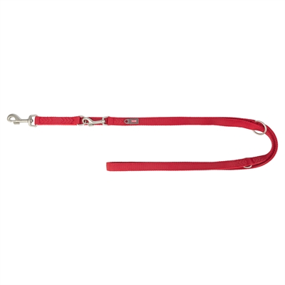 Hondenriem Premium Verstelbaar Tweelaags Rood 200X2,5 Cm