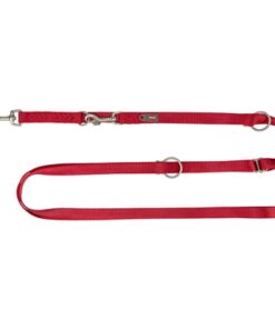 Hondenriem Premium Verstelbaar Rood 300X1,5 Cm