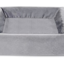 Bed Royal Fluweel Hoes Voor Hondenmand Grijs Bia-50 60X50X12 Cm