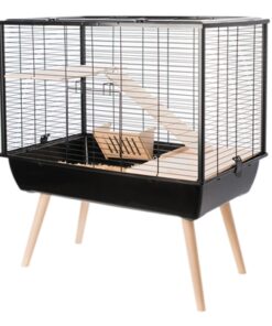 Knaagdierkooi Neo Muki Zwart 78X48X87,5 Cm