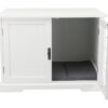 Bench Home Kennel Hond / Kat Wit 73X53X53 Cm