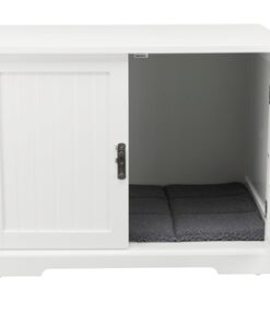 Bench Home Kennel Hond / Kat Wit 73X53X53 Cm