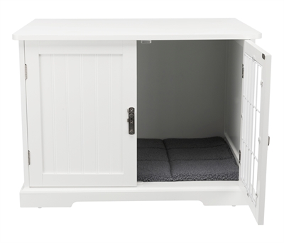 Bench Home Kennel Hond / Kat Wit 73X53X53 Cm