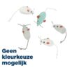 Pluche Muizen Assorti 5 Cm