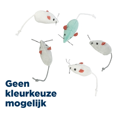 Pluche Muizen Assorti 5 Cm
