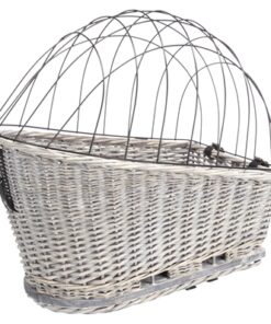 Fietsmand Bagagedrager Met Rooster Grijs 55X35X49 Cm