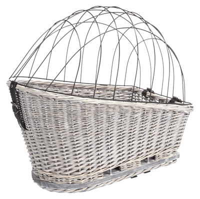 Fietsmand Bagagedrager Met Rooster Grijs 55X35X49 Cm