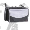 Fietsmand Voor Aan Stuur Nylon Zwart / Grijs 41X26X26 Cm