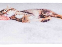 Ligmat Kat Nani Grijs 40X30 Cm