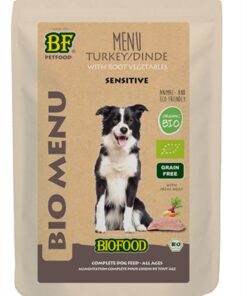 Petfood Organic Hond Kalkoen Menu Pouch 15X150 Gr