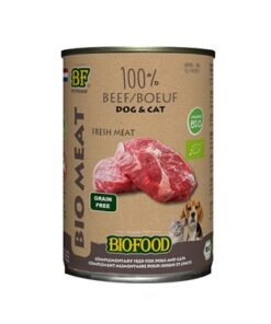 Petfood Organic Hond Rund Menu Blik 12X400 Gr
