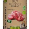 Petfood Organic Hond 100% Rund Blik 12X400 Gr