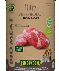 Petfood Organic Hond 100% Rund Blik 12X400 Gr