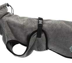 Badjas Hond Badstof Grijs 40 Cm