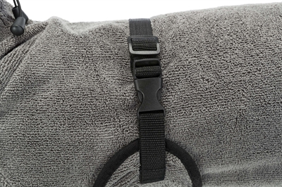 Badjas Hond Badstof Grijs 75 Cm