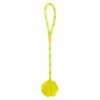 Bal Aan Touw Natuurrubber Drijvend Limegroen 7 Cm / 35 Cm