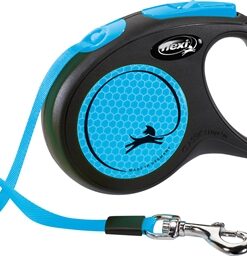 Rollijn New Classic Neon Tape Zwart / Blauw S 5 Mtr Tot 15 Kg
