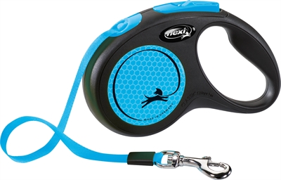 Rollijn New Classic Neon Tape Zwart / Blauw S 5 Mtr Tot 15 Kg