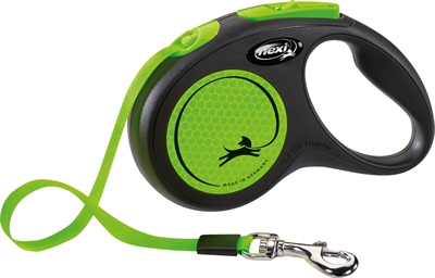 Rollijn New Classic Neon Tape Zwart / Groen S 5 Mtr Tot 15 Kg