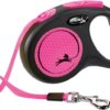 Rollijn New Classic Neon Tape Zwart / Roze S 5 Mtr Tot 15 Kg