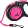 Rollijn New Classic Neon Tape Zwart / Roze M 5 Mtr Tot 25 Kg
