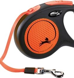 Rollijn New Classic Neon Tape Zwart / Oranje M 5 Mtr Tot 25 Kg