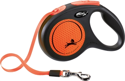 Rollijn New Classic Neon Tape Zwart / Oranje M 5 Mtr Tot 25 Kg