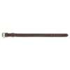 Halsband Hond Rustic Vetleer Donkerbruin 57-66X3 Cm