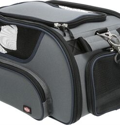 Hondentas Vliegtuigtas Wings Grijs / Zwart 46X28X23 Cm
