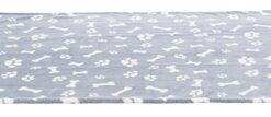 Hondendeken Kenny Fleece Bot / Pootjes Blauw 75X50 Cm