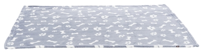 Hondendeken Kenny Fleece Bot / Pootjes Blauw 75X50 Cm