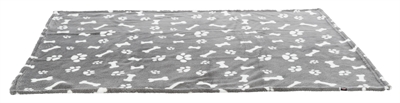 Hondendeken Kenny Fleece Bot / Pootjes Grijs 75X50 Cm