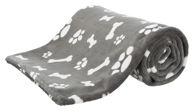 Hondendeken Kenny Fleece Bot / Pootjes Grijs 150X100 Cm
