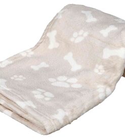 Pluche Deken Kenny Beige 150X100X2 Cm