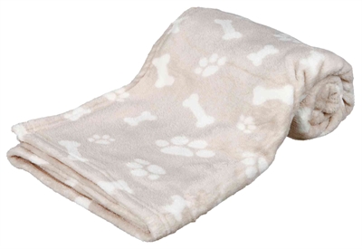 Pluche Deken Kenny Beige 150X100X2 Cm