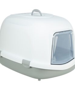 Kattenbak Primo Xxl Top Met Kap Grijs / Wit 71X56X47 Cm