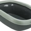 Be Eco Gerecycled Kattenbak Carlo Met Rand Antraciet / Grijs 58X38X17 Cm 2 St