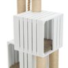 Be Nordic Krabpaal Skadi Wit 62X52X114 Cm