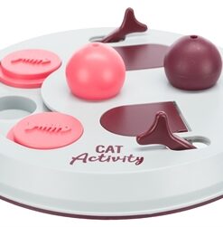 Cat Activity Flip Board Bes / Roze / Lichtgrijs 23X23 Cm
