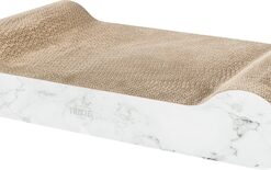 Krabmat Karton Xxl Marmer Print Lichtgrijs 64X37X11 Cm