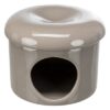 Speelhuis Muizen Met Deksel Keramiek Taupe 16X16X12 Cm 3 St