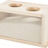 Zandbad Voor Muizen / Hamsters Hout 20X12X12 Cm
