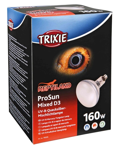 Reptiland Prosun Mixed D3 Uv-B Lamp Zelfstartend 160 Watt 11,5X11,5X28,5 Cm