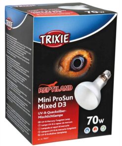 Reptiland Mini Prosun Mixed D3 Uv-B Lamp Zelfstartend 70 Watt 8X8X10,8 Cm
