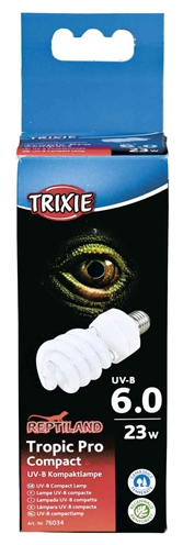 Reptiland Tropic Pro Compact 6.0 Uv-B Lamp 23 Watt 6X6X15,2 Cm