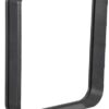 Tunnelstuk Voor 4-Weg Kattenluik 20X22 Cm Zwart 16,5X15,5 Cm