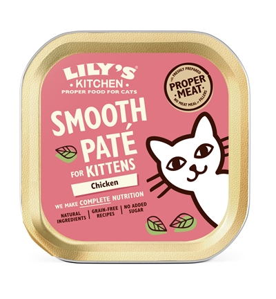 Kitchen Cat Kitten Smooth Pate Chicken 19X85 Gr