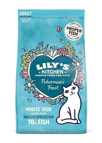 Kitchen Cat White Fish / Salmon 2 Kg