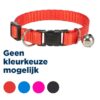 Halsband Kat Nylon Assorti